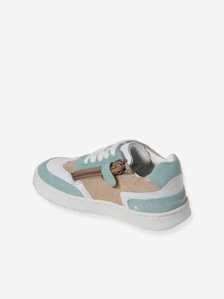 Mädchen Sneakers mit Anziehtrick - set beige+set rosa - 3