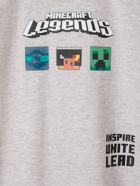 Kinder T-Shirt MINECRAFT Legends - grau meliert - 3