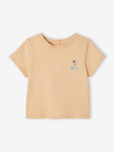 2er-Pack Baby T-Shirts aus Bio-Baumwolle - beige - 2