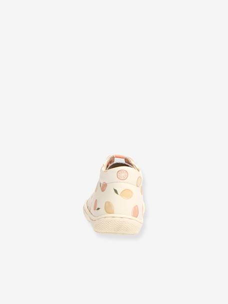 Baby Lauflernschuhe mit Schnürung Cocoon NATURINO, Zitronen - weiß - 4
