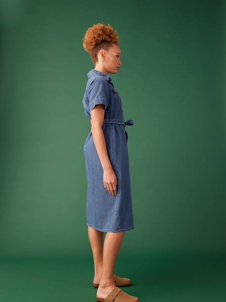 Jeanskleid für Schwangerschaft & Stillzeit ENVIE DE FRAISE - blue stone - 6