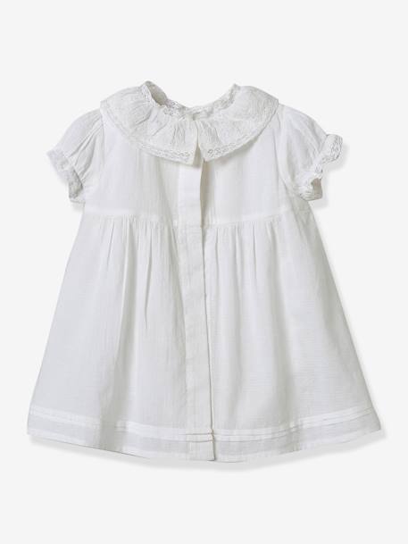 Mädchen Baby Festkleid CYRILLUS - weiß - 3