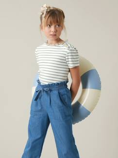 Weite Mädchen Sommer-Jeans CYRILLUS -  - [numero-image]
