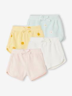 Babymode-Bodys-4er-Pack Baby Shorts aus Frottee Oeko-Tex