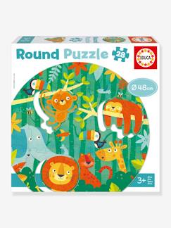 Spielzeug-Lernspielzeug-Puzzles-Rundes Kinder Puzzle DSCHUNGEL EDUCA, 28 Teile