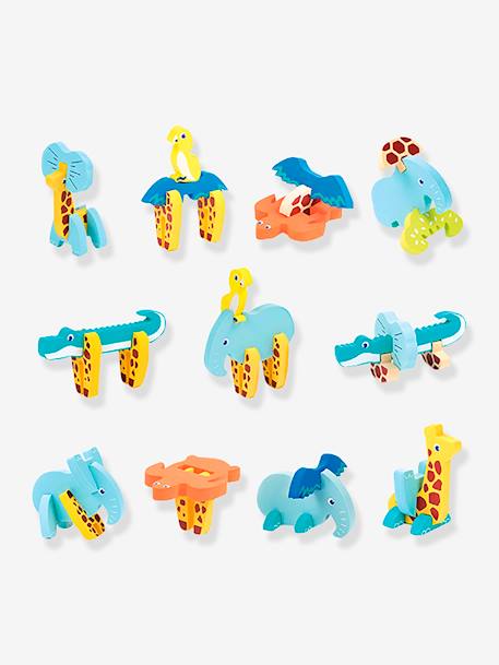 Baby 3D-Puzzle LUDI, 18 Teile - mehrfarbig - 3
