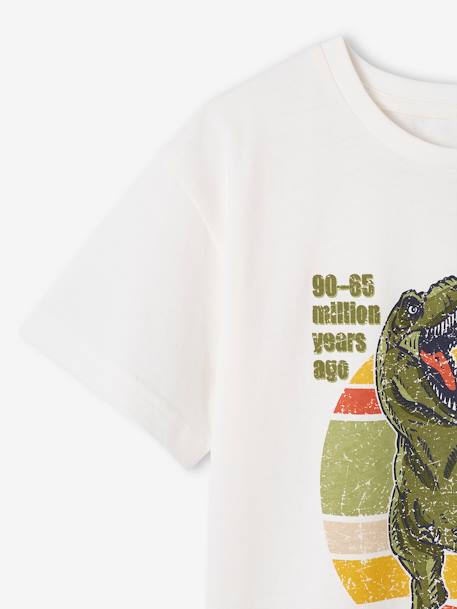 Jungen T-Shirt mit Dino - wollweiß - 3