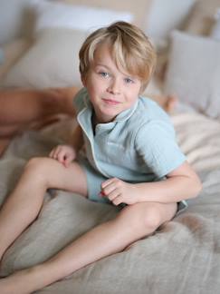 Jungenkleidung-Kurzer Jungen Schlafanzug, personalisierbar