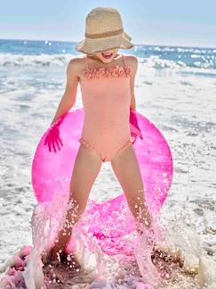 Maedchenkleidung-Mädchen Badeanzug mit Glitzer