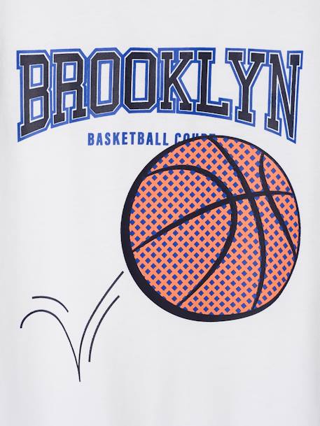 Jungen T-Shirt mit Basketball-Print - wollweiß - 3