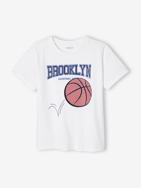 Jungen T-Shirt mit Basketball-Print - wollweiß - 1