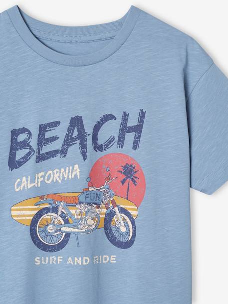 Jungen T-Shirt mit Surferprint - himmelblau - 3