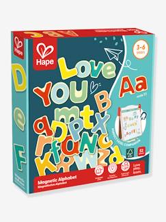 Spielzeug-Lernspielzeug-Lesen, Schreiben, Zählen & Uhr lesen-Kinder ABC-Magneten HAPE, 52 Teile