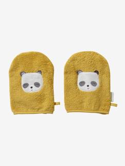 2er-Pack Baby Waschhandschuhe, Panda oder Tiger Oeko Tex -  - [numero-image]