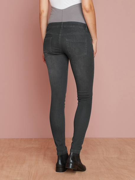 Umstands Slim-Fit-Jeans, Schrittl. 78 cm - grau - 3