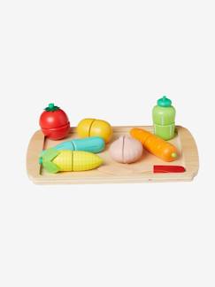 Spielzeug-Spielküchen, Tipis & Kostüme -Spielküchen & Puppengeschirr-Kinder Gemüse-Set aus Holz FSC®