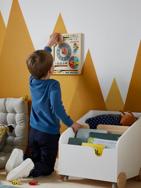 Kinder Spieluhr mit Kalender, Holz FSC® - mehrfarbig - 4